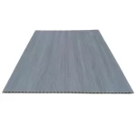 Wood replacement board, size 290 x 60 cm, rectangular, plain gray