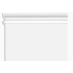 نعلة بولسترين طول 2.4 م، ارتفاع 13 سم، لون أبيض، موديل JU-13