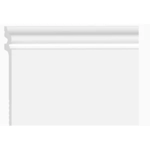 Cyclo Polystyrene Skirting Length 2.4 m, Height 13 cm, White Color, Model JU-13