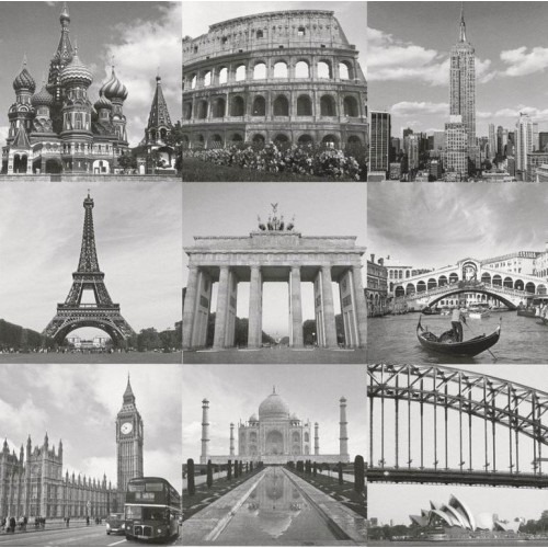 German Youth and Children Wallpaper 10m x 0.53m Gray, Model 235715 | Balbaid Decor Company