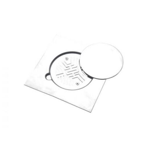 Water Drainage Grate 20x20 cm Chrome Color | N67.002-2