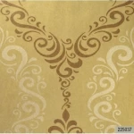 Classic Wallpaper Length 10m, Width 0.53m, Gold Color, Model 225037VE