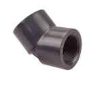 PVC Elbow 45° ( FPT x FPT ) Schedule 80  Nibco Company  Size 2 ½ inch Dark Gray Color 