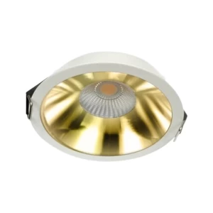 Spotlight Frame 7 cm White/Gold, Anti-Glare | 