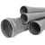UPVC Pipe for Underground Sewerage SDR 34  Size 250 mm Thickness 8.3 mm Grey Color | Almona  Company