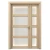Wood Plastic Composite One and a Half Door, Size 160 × 235 cm, beige Color, Product number GPR01