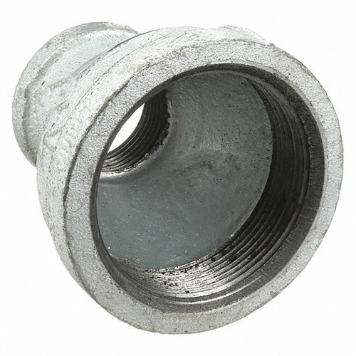 Malleable Iron Reducer Coupling 1 1/2 x 3/4 Inches White | ARAB PROS COMPANY