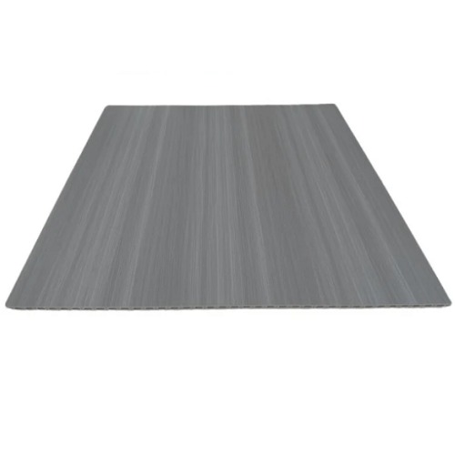 PVC Wood Replacement Panels 60x290 cm Rectangular Gray with White Stripes | Luxury line