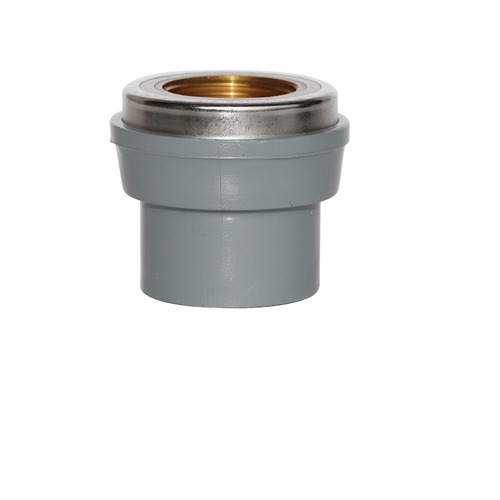 CPVC Coupling Slip x FPT 1 × ¾ inch, Schedule 80, Height 46.00 mm, Light Gray | Chanal Company for investments