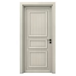 Premium luxury doors, off-white color, thickness 6 mm, size 235 x 115 cm, model EX05