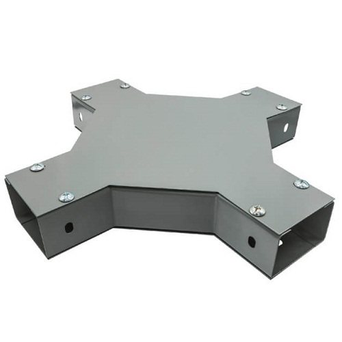 Cable Trunk Cross (SC) 2.0mm Thick, 60mm Side, 750mm Width, Pre Galvanized Steel | Bahra Cables