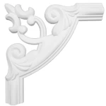 PU Foam Ceiling Strips, Size 21x21 cm, white color | Zakharef Company