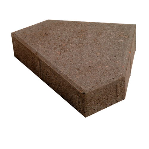 Bishop Hat Interlock Paver Tile 6 cm Thickness, Brown Color | AL ARMAK COMPANY