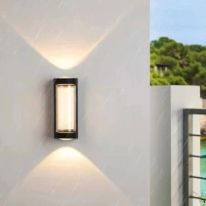 Outdoor LED Wall Light Unit 30 Watt 27 cm Length 10 cm Width, Black | Matkel Store