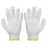 Poly-Cotton Safety Glove, White Color