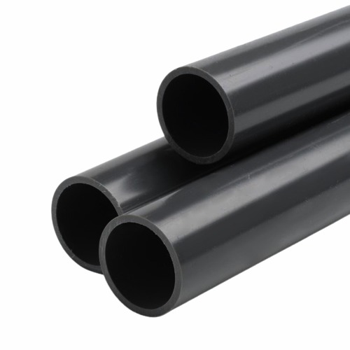 مواسير PVC مقاس ½ 1 إنش سمك 5.08 مم لون رمادي غامق | مجموعة شركات الجودة الصناعية
