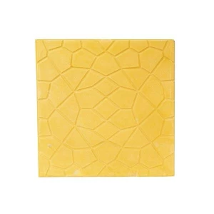 Cement Floor Tiles Clamshell Design Yellow 40x40x4 cm | Al Wasd Industrial