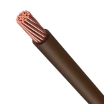 سلك نحاس مجدول 18 AWG جهد 600 فولت (MTW)، لون بني، طول اللفة 500 قدم| كابلات الشرقية