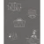 Youth wallpaper, dark gray color, length 10 m, width 0.53 m, model 476217  