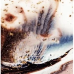 Chinese Marble substitute for lounges, size 290 x 120 cm, rectangular shape, beige resin with brown veins