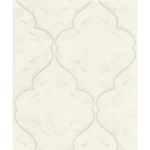 Italian wall decoration, size 10m x 0.53m, creamy color, model 57022