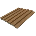 Synthetic Wood Panels PS, Size 290×16 cm, Brown Color, Model F09 -258