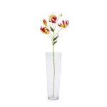 Artificial gloriosa flower for decoration, 86 cm height, pink color