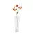 Artificial gloriosa flower for decoration, 86 cm height, pink color