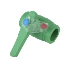 Plastic PPR Ball Valve, Pressure 25 Bar, Size 75 mm, Green Color | ASK Company