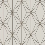 ورق جدران نقشات مقاس 15.6 م×100 سم، لون بني