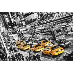 Wall Mural Cities Design 175 cm × 115 cm Gray | Balbaid Decor Company