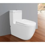 White Floor Mounted Water Closet Viglacera V51, Size 30 cm