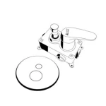 محبس خالط دفن مقاس 25 مم، اخضر | المني