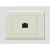 Single Telephone Socket, Art DNA E3, Size 7x7 cm, 16 Amp, Beige Color, RJ11