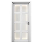 باب بريميوم فاخر، لون ابيض، مقاس 235 × 115 سم، سماكة 6 سم، موديل GPR05