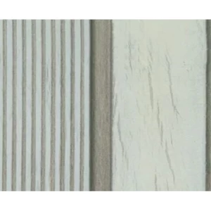 PVC Wood Substitute 12 x 290 cm Beige with Light Brown Stripes | Luxury line