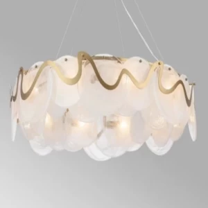Elegant Modern Pendant Light 60 cm, Gold | 48394