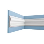 Polyurethane Foam Wall Frames, Size 244×8×2.1 cm, White Color | Zakharef Company