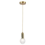 luxury golden pendant light, size 92x1200 mm