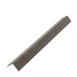 Fiber corner burnt brown color size 290x2.5x2.5 cm 