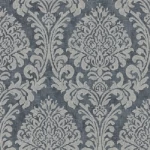 ورق جدران بلجيكي لون رمادي تصميم كلاسيك، مقاس 10م×0.53سم