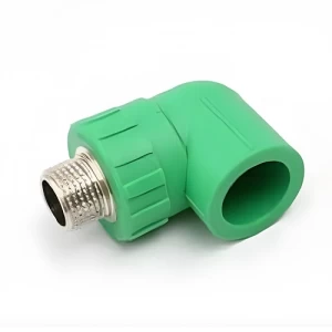 كوع PPR زاوية °90 بسن خارجي 32 مم×1 انش، لون أخضر | Cosmoplast