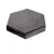 Hexagonal Interlock Paver Tile, Al Armak Brand, with Thickness 8 cm Color Black
