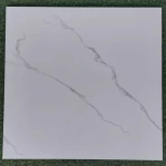 بلاط سيراميك وطني الجمال، مقاس 60×60، تصميم ساده، لون رمادي فاتح