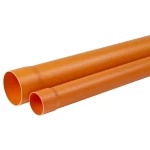 UPVC Plastic Pipe Nominal Pressure  100 psi Size 6 inch Thickness 4.62 mm Orange Brown Color | Almona  Company