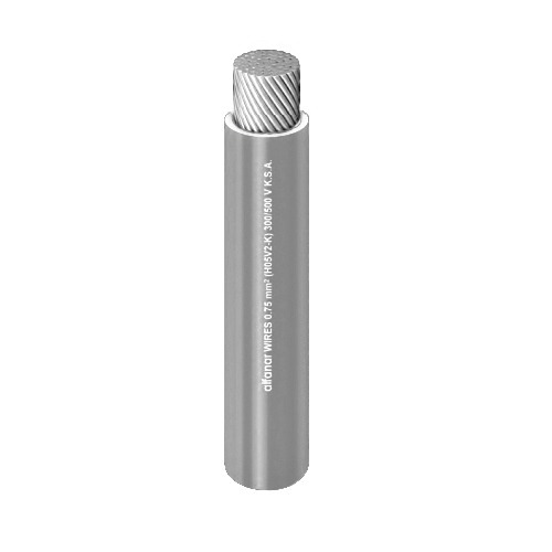 Single Flexible Copper Core Cable 10 mm² 600/1000 Volt Gray, 300 Feet | Al Fanar