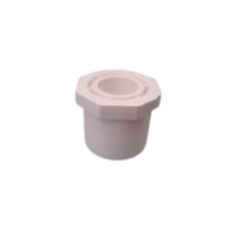 PVC Short Reducer Schedule 40 Size 2 × 1 ¼ inch White Color | The united gulf for plastic products