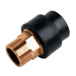 PPR Coupling Hex Male Thread Size 63×2 mm Outside Diameter 83 mm Color  Black | Ask