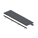  Mild Steel Trench Type Gully Grating, Size 300 mm,     Gray Color | Saudi Cast Factory