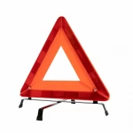 Reflective Warning triangle for Cars, Size 17x17x17 inch, Red and Black Color